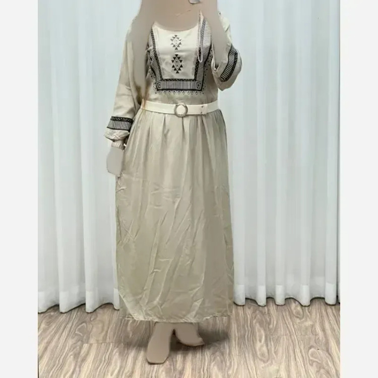 ساحلی نخی زنانه طرح سنتی بند دار فری سایز خنک تابستانی