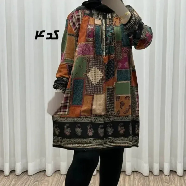 تونیک چهل تیکه سوپرنخ اندونزی سایز بزرگ زنانه