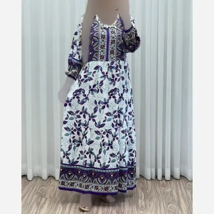 ساحلی نخی حاشیه دار زنانه فری سایز خنک و راحت