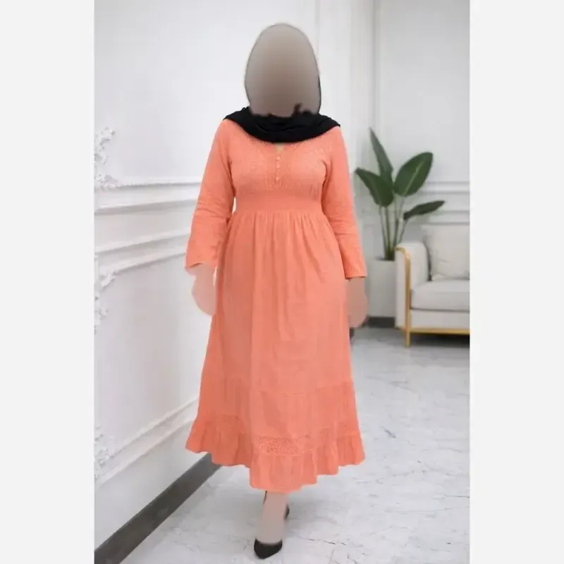 ماکسی ساحلی سنتی هندی خنک و تابستانه فری سایز 38 تا 50