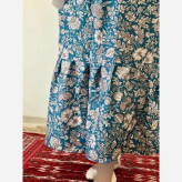ساحلی گلدار خنک و تابستانه جنس فلور بوگاتی فری سایز