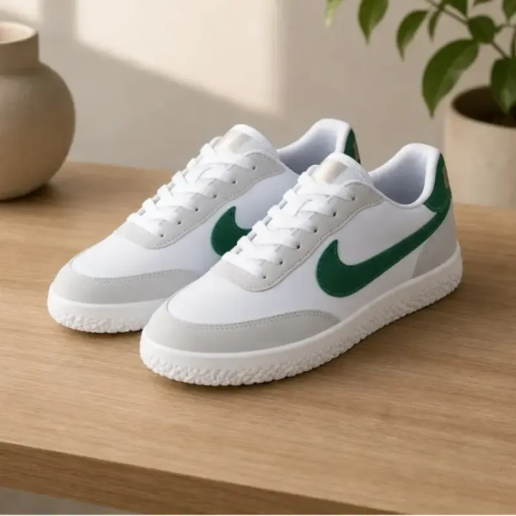 کفش ونس زنانه نایک مدل نارسیس رنگ سبز طوسی سایز 37 تا 40