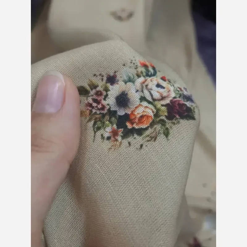 روسری نخ کاستوم طرح خورشید قواره بزرگ 140 سانتیمتر چرخ دوز