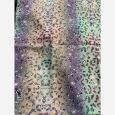 شال نخ کاستوم طرح آنجل رنگ گلبهی قواره 200×70